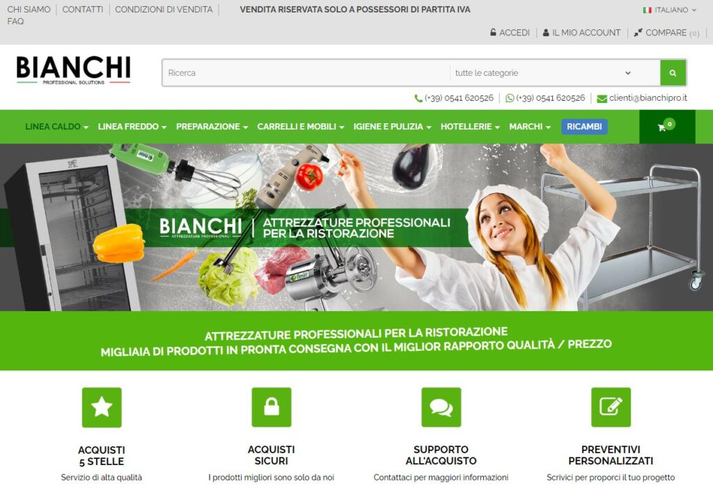 Ingrosso attrezzature ed elettrodomestici per la ristorazione bianchi attrezzature per la ristorazione