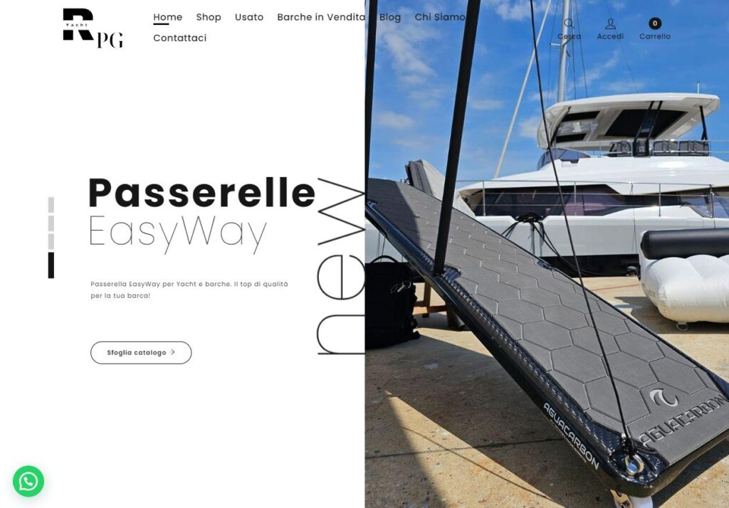 R.p.g yacht ecommerce di prodotti per yacht di alta qualitÀ